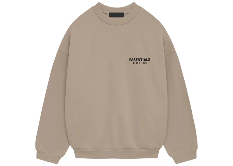 Fear of God Essentials Fleece Crewneck II Desert Sand