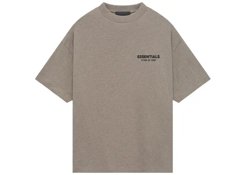 Fear of God Essentials Jersey Crewneck Tee Heather Grey