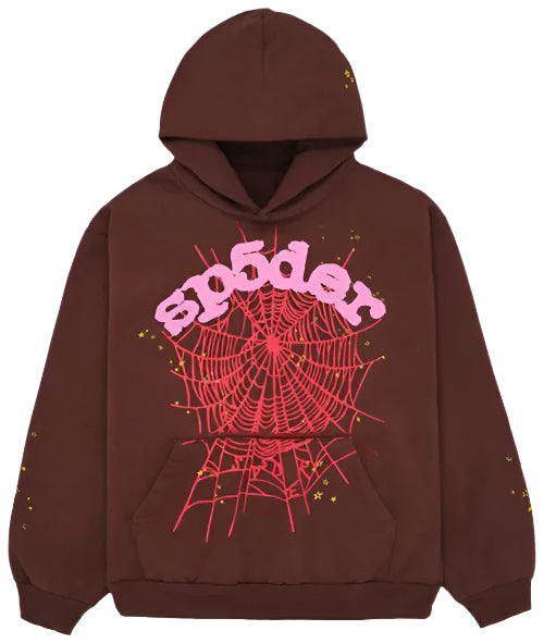 Sp5der Web Hoodie 'Brown'