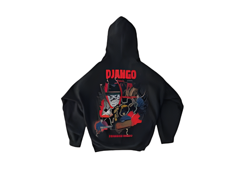 Warren Lotas Django Hoodie Distressed Navy