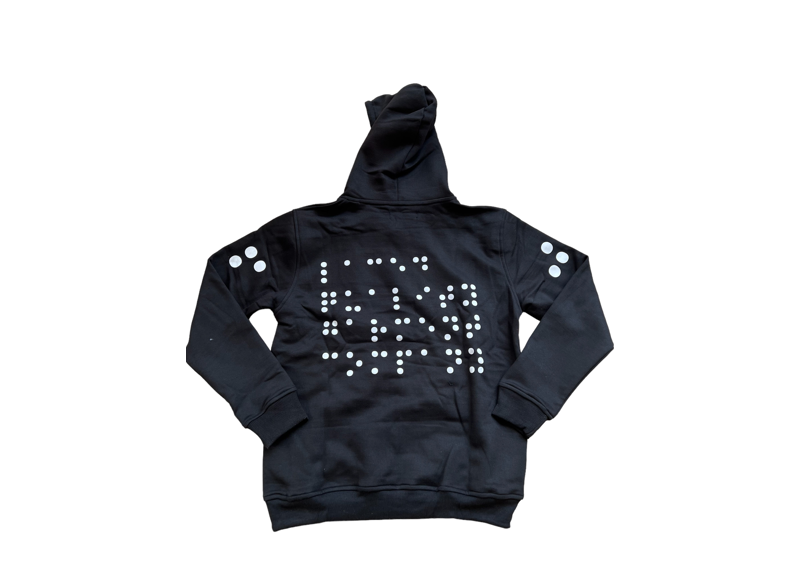 circle 06 black hoodie
