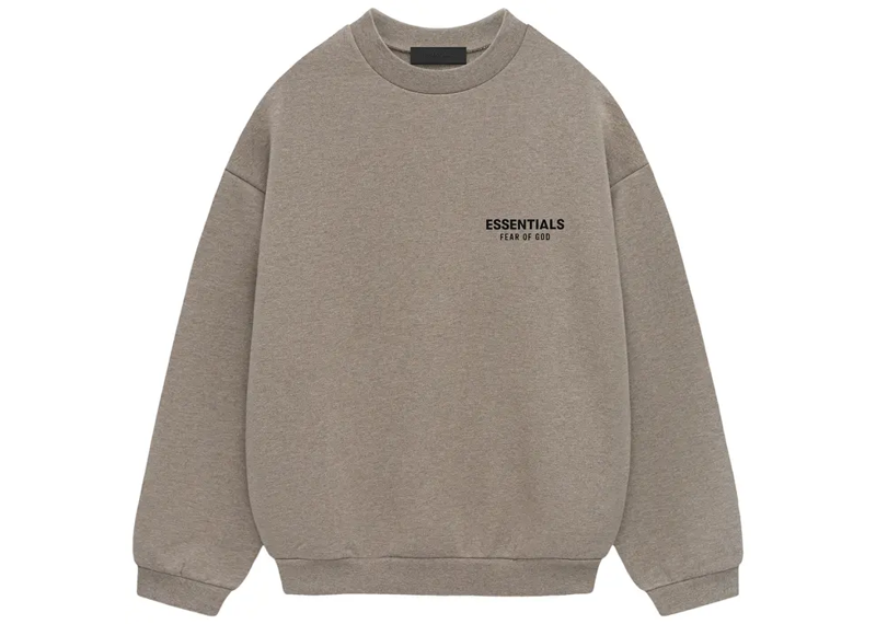 Fear of God Essentials Fleece Crewneck II Heather Grey