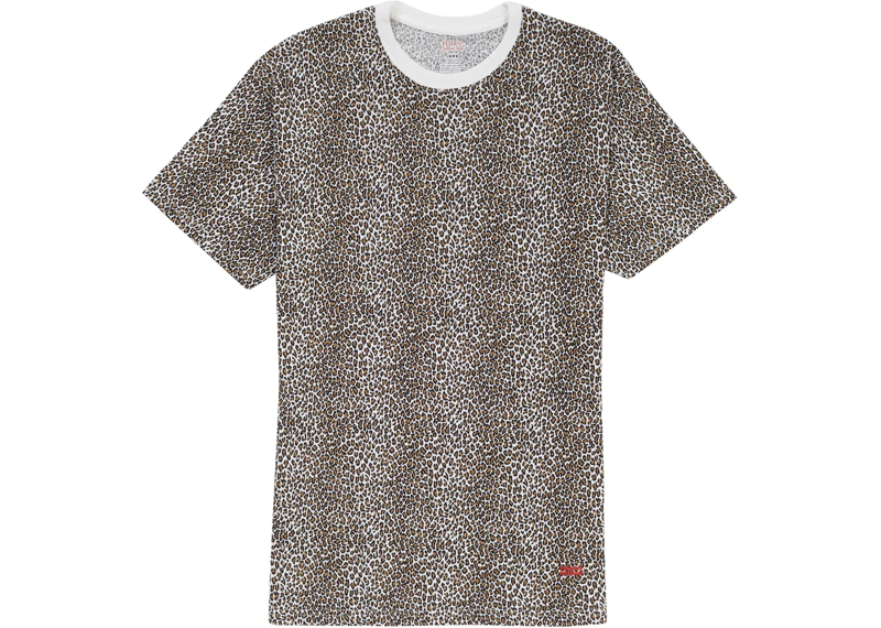Supreme Hanes Leopard Tagless Tees (2 Pack) Leopard
