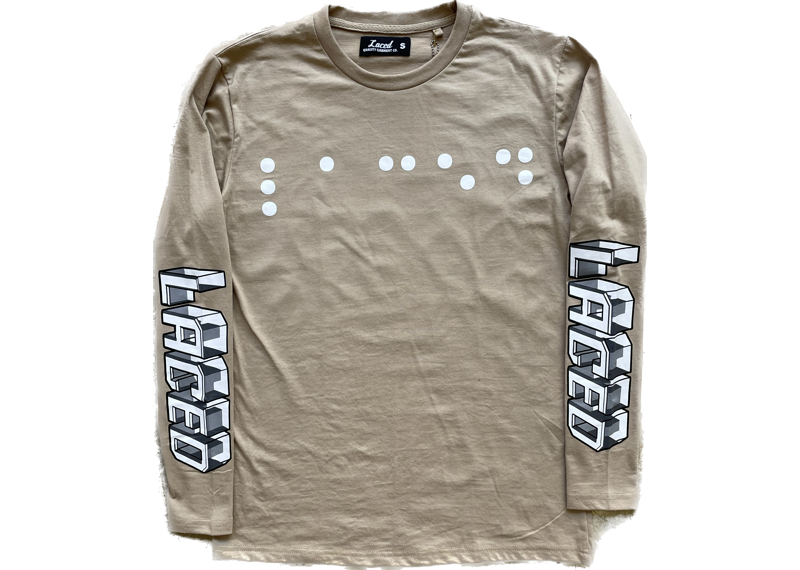 Laced braille L/S Tan