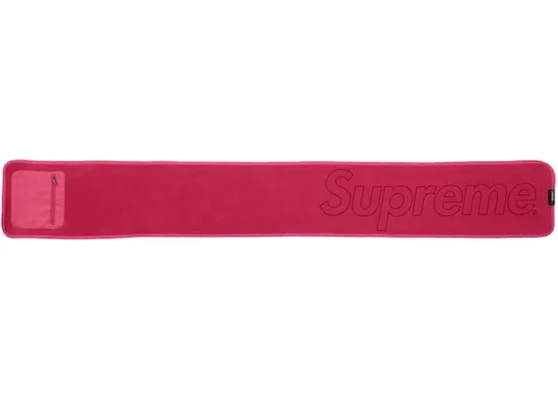 Supreme Polartec Pocket Scarf Magenta