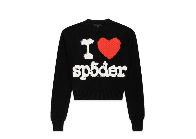 Sp5der Souvenir Sweater Black
