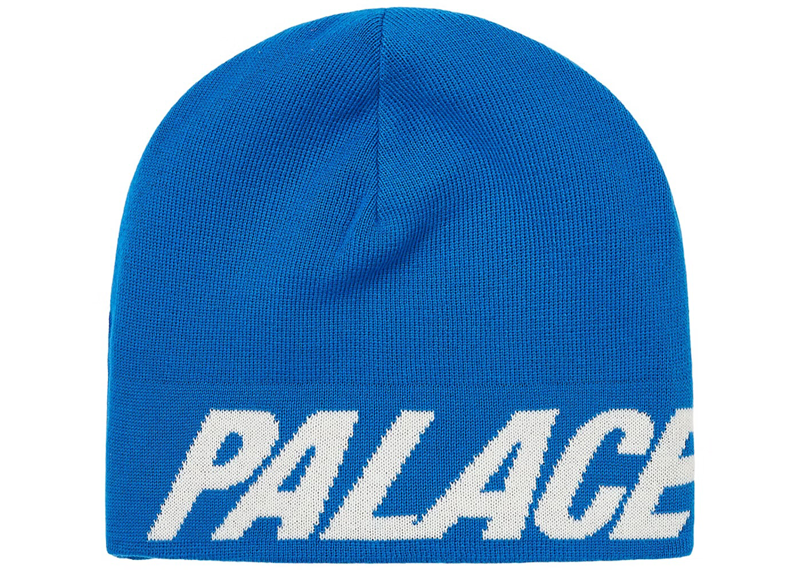 Palace Polartec Reverso Nein Cuff Beanie Blue