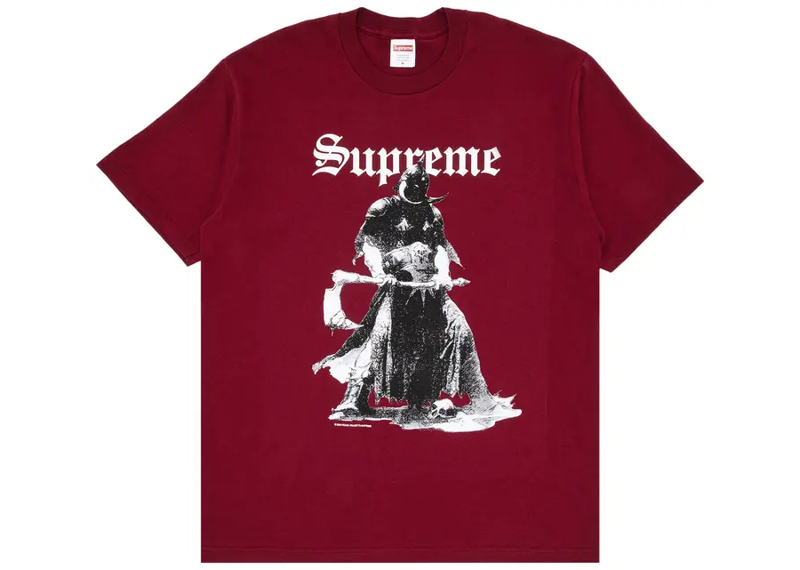 Supreme x Frank Frazetta Destruction Tee Cardinal