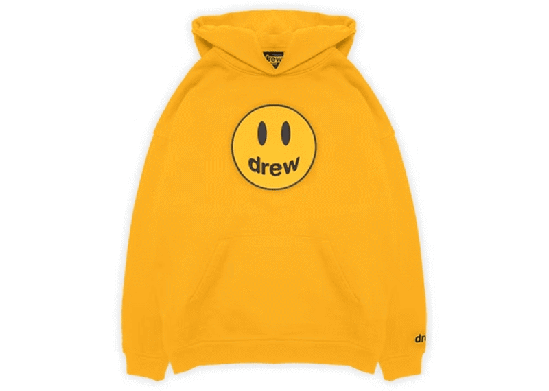 drew house mascot hoodie golden yellow