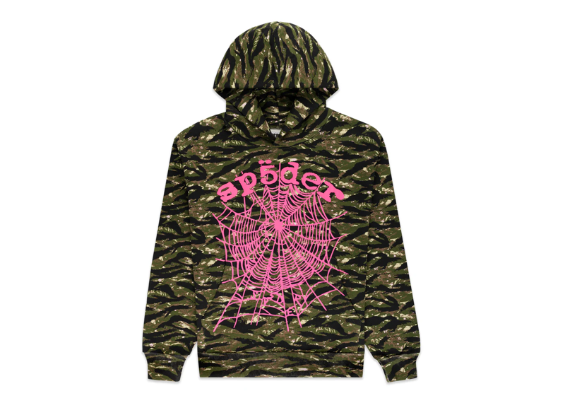 Sp5der OG WEB V2 TIGER CAMO HOODIE