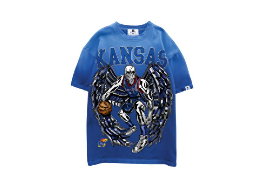 Warren Lotus Kansas Jayhawks Faded Blue