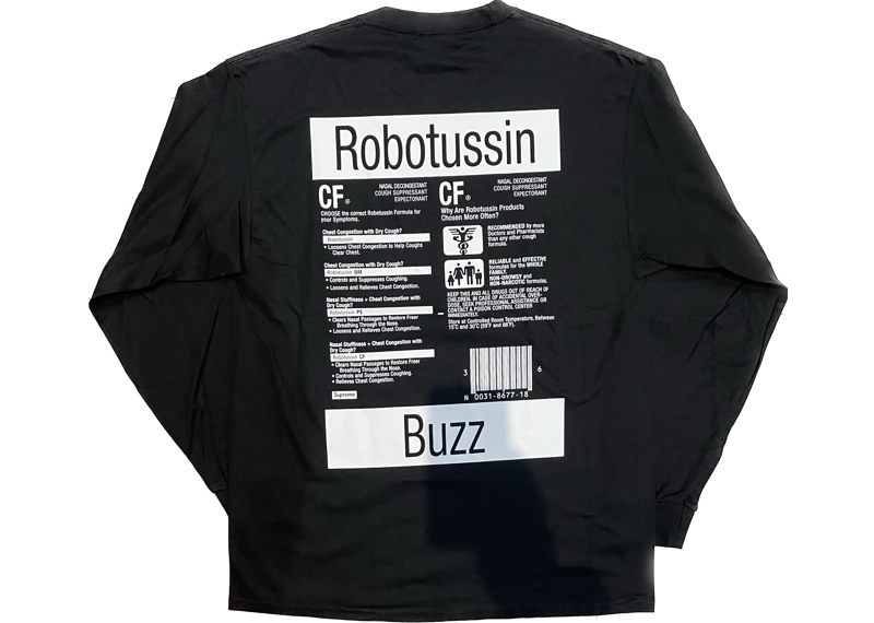 Supreme Robitussen L/S tee Black