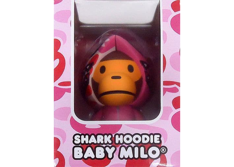 shark hoodie baby milo pink vinyl figure