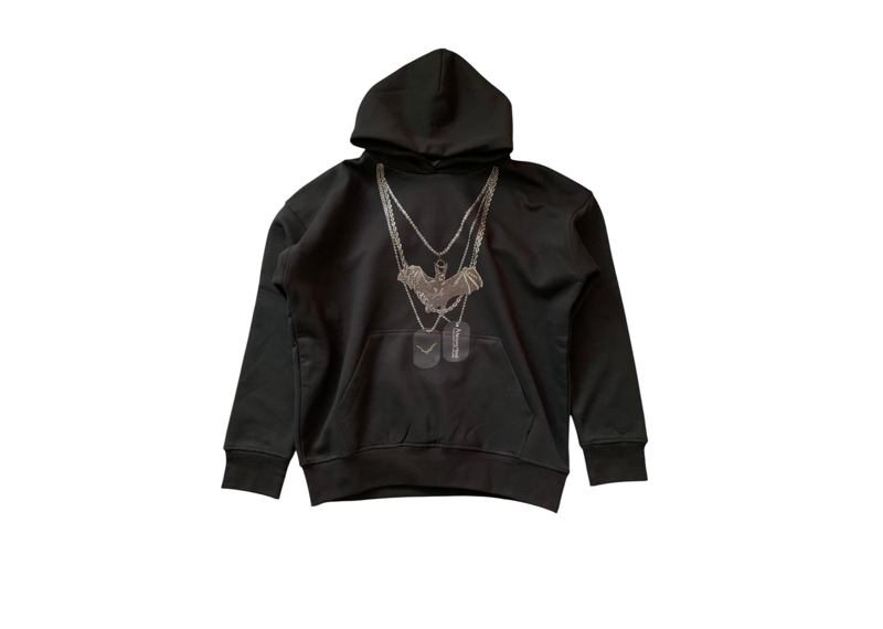 CHAINED HEAVYWEIGHT PULLOVER - BLACK