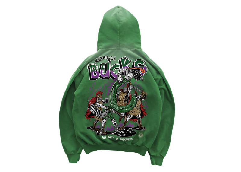 Warren Lotas Milwaukee Bucks Myth Hoodie Forest Green