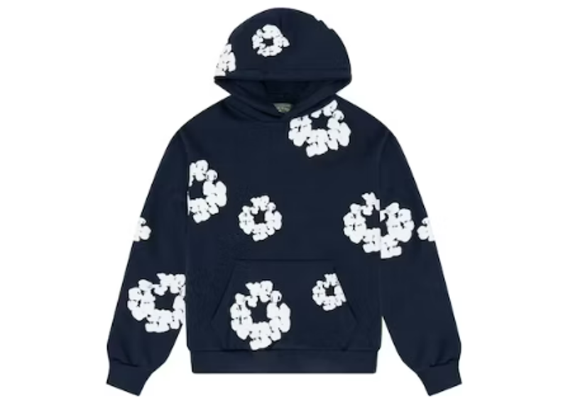Denim Tears Cotton Wreath Sweatshirt Navy