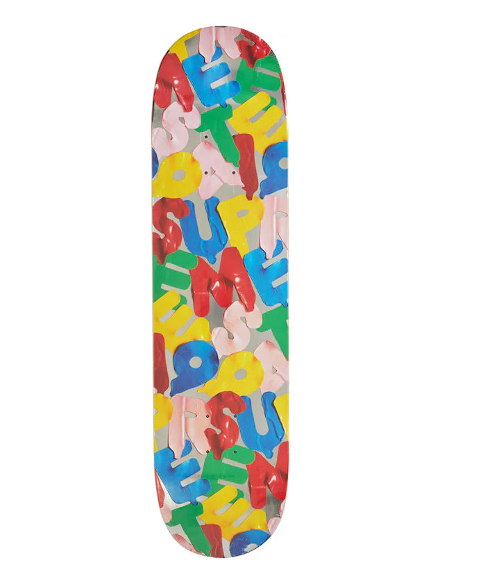 Supreme Balloons Skateboard Deck Silver