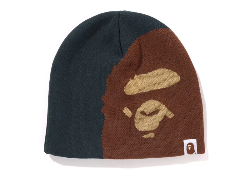 BAPE Ape Head Knit Cap Green