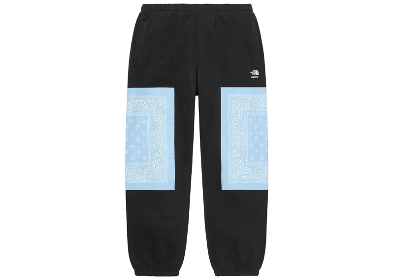 Supreme x The North Face Bandana Sweatpant Black