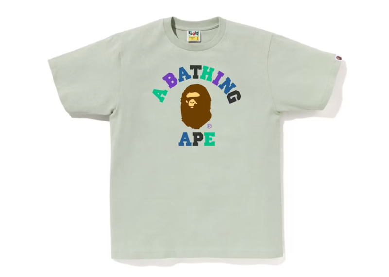 BAPE Colors College Tee (SS23) Green