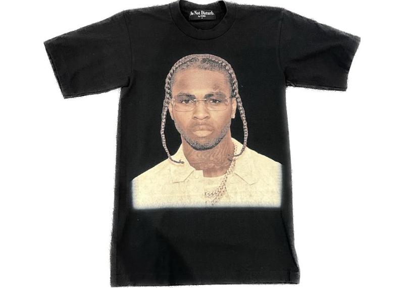 Do Not Disturb. Vintage Tee Pop Smoke Big Face Black