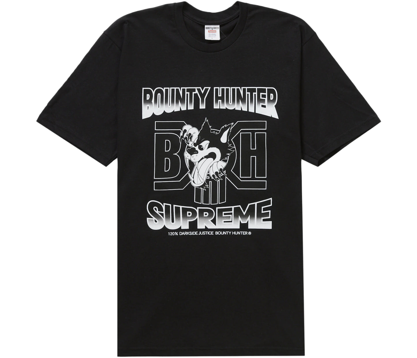 Supreme Bounty Hunter Wolf Tee Black