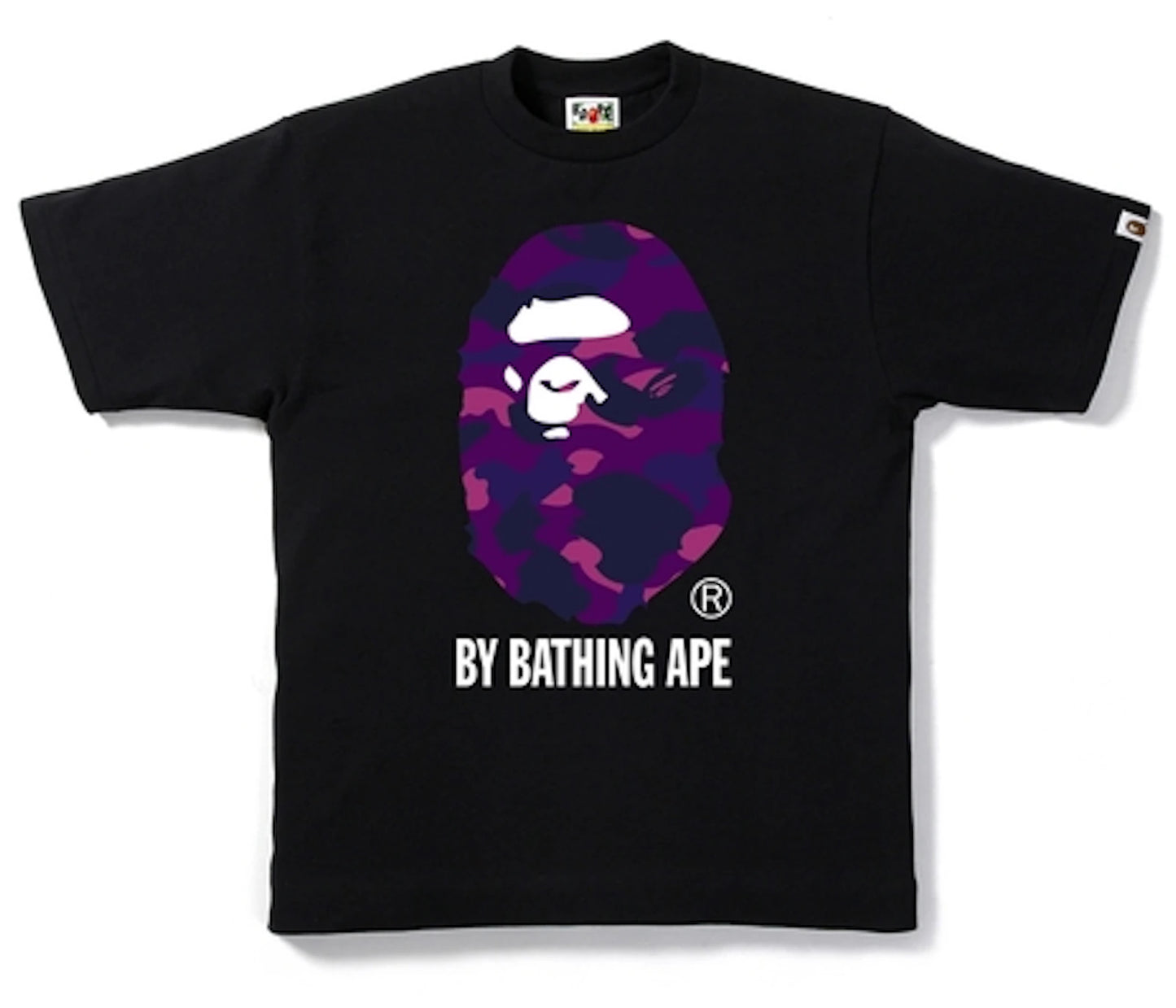 BAPE Color Camo By Bathing Tee Black/Purple