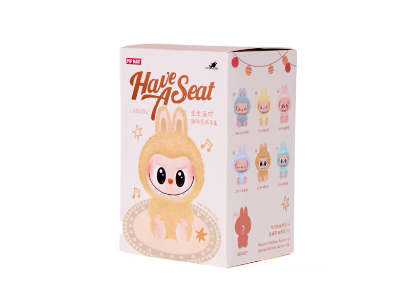 Labubu The Monsters Have A Seat Vinyl Plush Single Box