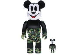 Bearbrick BAPE Mickey Mouse 100%
