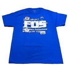 Virgil Abloh sunroof tee FOS blue