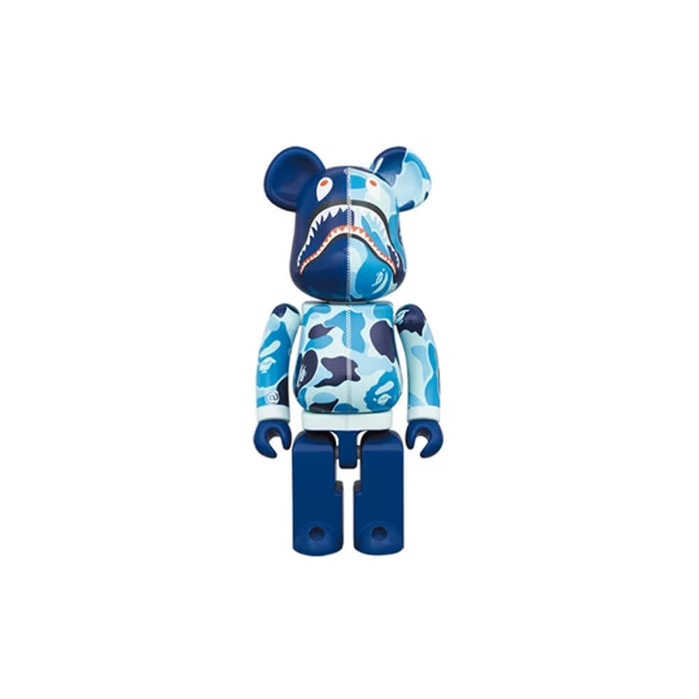 Bearbrick x BAPE ABC Camo Shark Chogokin 200% Blue