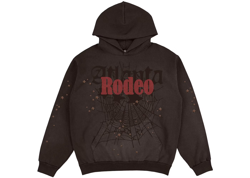 Travis Scott Cactus Jack X Sp5der Days Before Rodeo Hoodie Brown