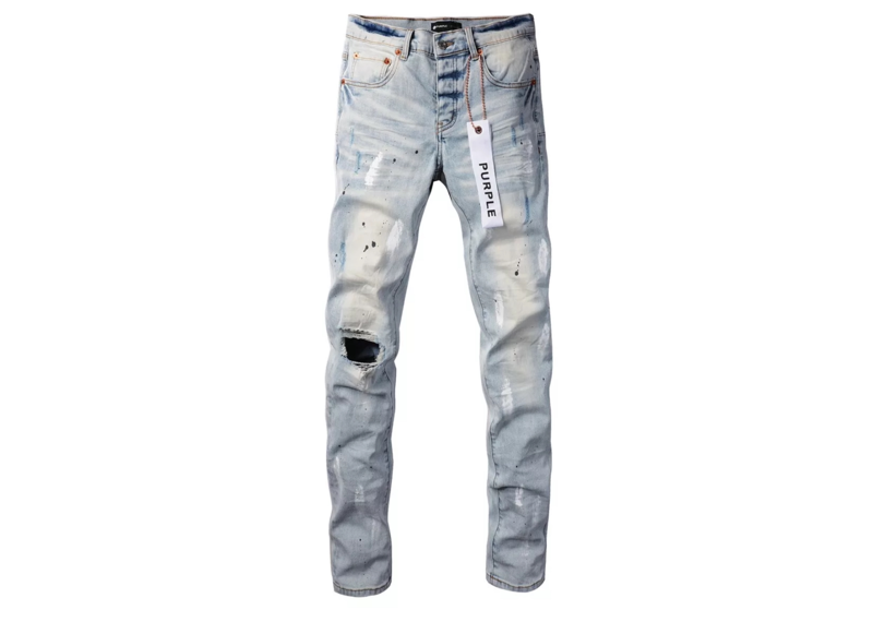 Light blue Purple Jeans