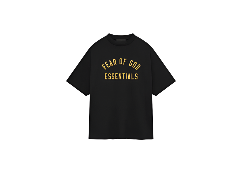 Fear of God Essentials Jersey Short Sleeve Black