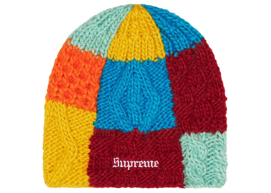 Supreme Block Knit Beanie Multicolor