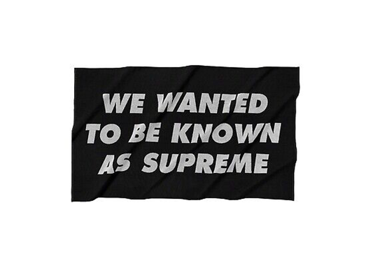 Supreme Known As Towel Black