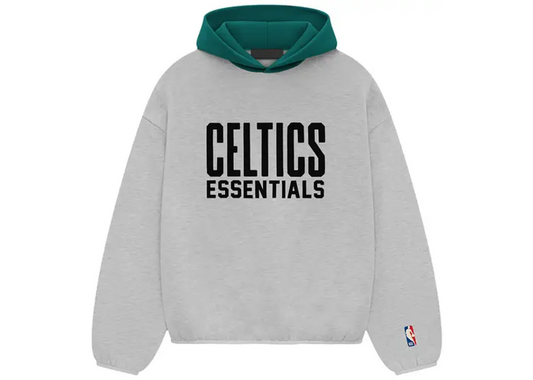 Fear of God Essentials x NBA Celtics Hoodie Light Heather