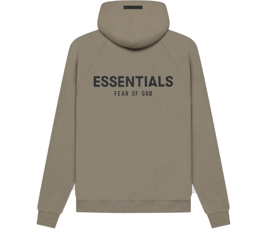 Fear of God Essentials Pull-Over Hoodie (SS21) Taupe