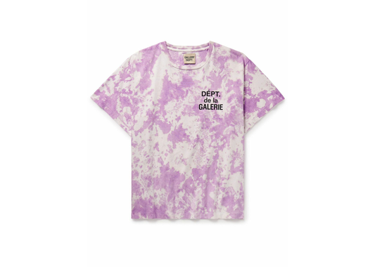 Gallery Dept. Tie Dye Logo Tee Purple