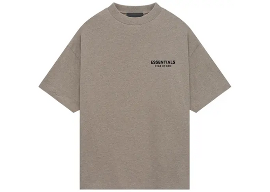 Fear of God Essentials Jersey Crewneck Tee Heather Grey