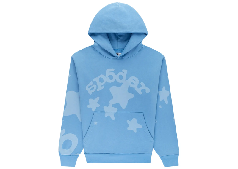 Sp5der Beluga V2 Hoodie Dusty Blue