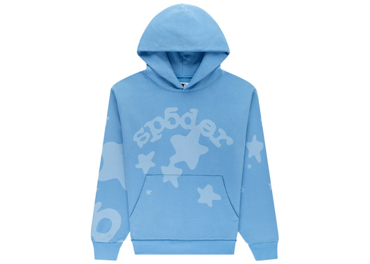 Sp5der Beluga V2 Hoodie Dusty Blue