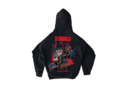 Warren Lotas Django Hoodie Distressed Navy