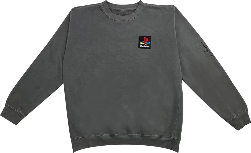 Travis Scott PS Classic Crewneck Washed Grey
