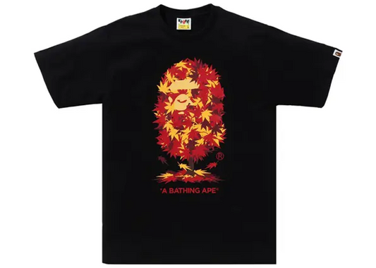 BAPE Japan Autumn Ape Head Tee Black