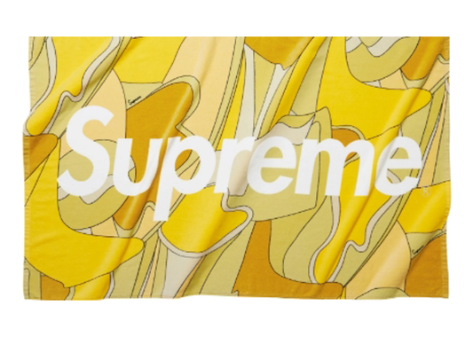 SUPREME ABSTRACT BEACH TOWEL YELLOW