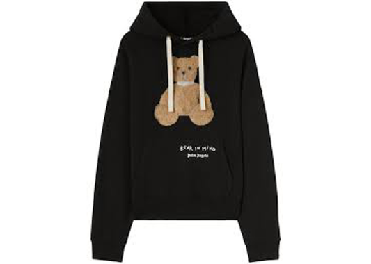 Palm Angels Bear In Mind Hoodie Black