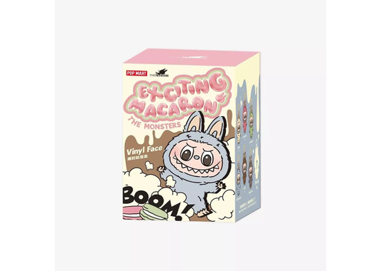 POP MART LABUBU THE MONSTERS TASTY MACARONS VINYL FACE SEALED CASE (Single Blind Box)
