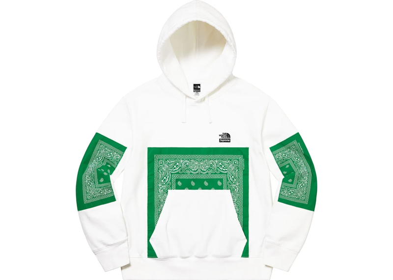 Supreme/The North Face Trekking Bandana Hooded Sweatshirt Green