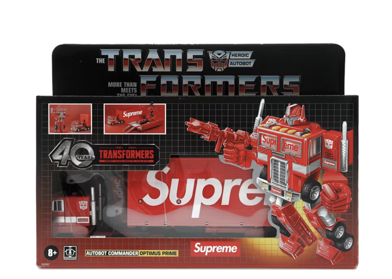 Supreme Transformers G1 Optimus Prime Figure Red
